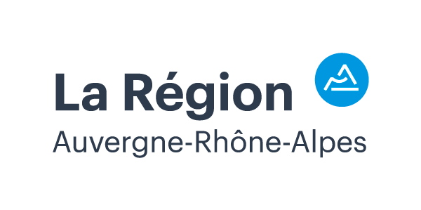 Région Auvergne Rhône Alpes rvb pastille bleue